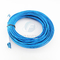 cabo de remendo blindado da fibra ótica azul frente e verso de 3m LC/UPC-LC/UPC com revestimento de Lszh