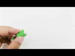 Adaptador frente e verso da fibra ótica da manutenção programada LC APC sem flange