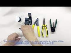 Do campo rápido do conector da fibra ótica do SC UPC o GV rápido do conjunto certificou