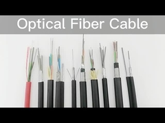 Faixa de aço preta Cable blindado de fibra óptica PE Jacket amostras gratuitas FRP Core