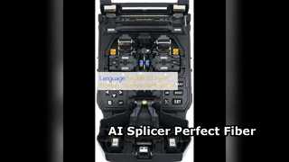 Soldagem de precisão do Splicer de fusão FTTH AI 5Pro