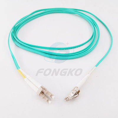 OM3 ligação em ponte de fibra ótica, cabo de remendo ótico Ftth da rede do Lc