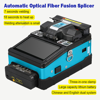 Máquina de emenda de solda da fibra ótica de FTTH 7S, máquina coladora de fibra ótica da fusão de FONGKO