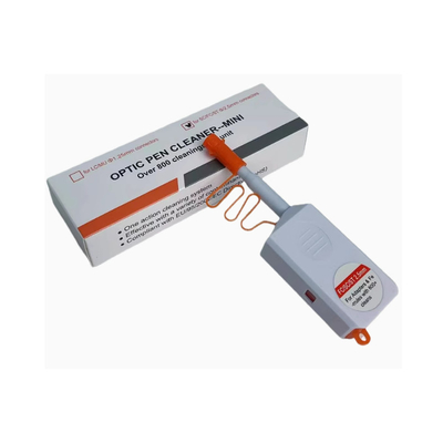 FONGKO FC/SC/ST 2.5mm LC/MU 1.25mm Fibra Óptica Limpeza de caneta Mini Curto módulo óptico Flange Limpeza