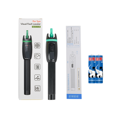 Localizador Visual de Falhas VFL FONGKO KFL-11P Teste Óptico de Fibra 10mw 10km Adequado para Conector LC