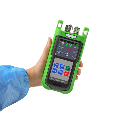 Medidor de Potência de Fibra Óptica FONGKO KPN-35 PON com Função de Teste de Fibra Óptica, VFL e Comprimentos de Onda 1310/1490/1550nm