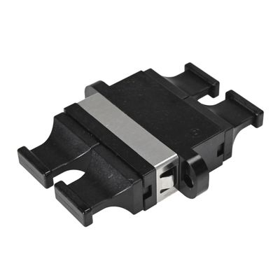 FONGKO Adaptador Duplex Negro Sem Flange DX Adaptadores MPO de Fibra Ótica