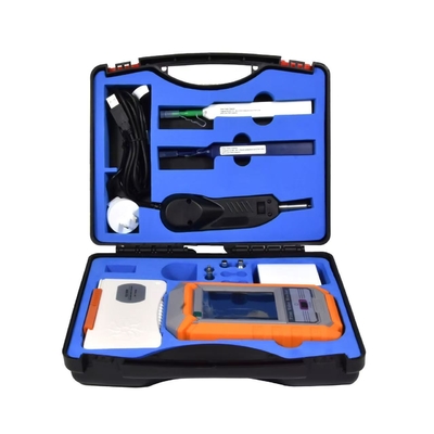 FONGKO FVM-100 Ferramenta de Inspeção de Fibra Óptica 400 vezes Inspeção de End Face com Display de Microscópio de Fibra de 3,5 polegadas
