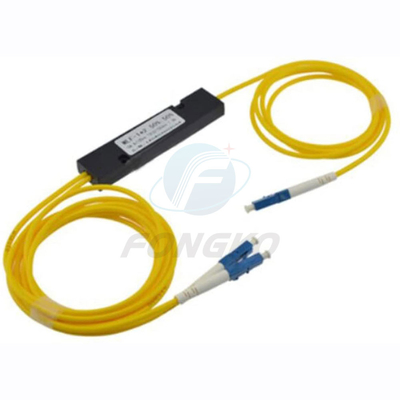 Da fibra Singlemode do ABS de FTTH acoplador ótico 1310nm ou 1490nm ou 1550nm do fbt do divisor 1x2 50/50 LC UPC