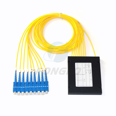 Divisor de fibra ótica do cabo das gavetas do Abs do divisor da fibra da maneira do Plc 8 do Sc Upc