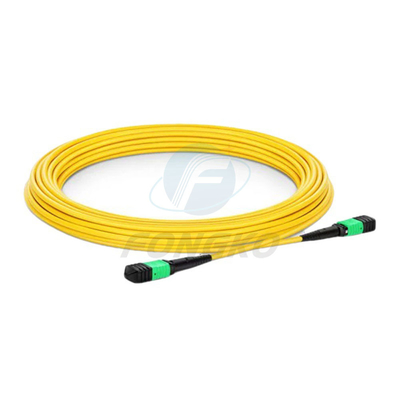 Ligação em ponte singlemode 8 da fibra de 1 medidor 10G de MPO APC 12 personalização do apoio de 24core 40G100G 1310 1550NM