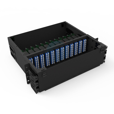 Data Center 3 RU Fix Odf Patch Panel 288 portos