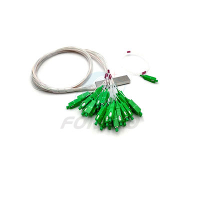 qualidade  1x32 0.9mm FTTH Micro PLC Fiber Optic Splitter Cable Copuler Fábrica