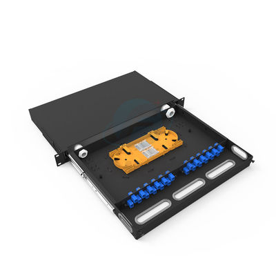 qualidade  6-48 Port Sliding ODF Fiber Optic Patch Panel For Data Center Fábrica