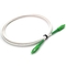 cabos de remendo 3.0mm brancos da fibra do cabo de 2.0mm, fibra ótica Patchcord de G652D