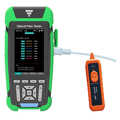 FONGKO Optical Fiber Tester, 1310 1550nm Handheld Refletômetro de Domínio de Tempo Inteligente