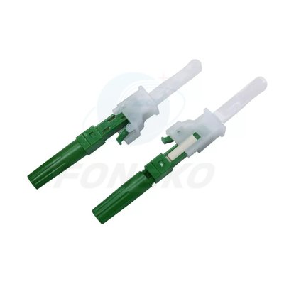 LC APC UPC FTTH Conectores de fibra de ligação rápida