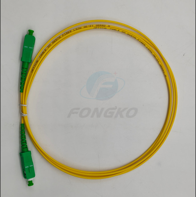 SC/APC para SC/APC Cabo de Ligação de Fibra Óptica MM SM Simplex 9/125 G652D G657A