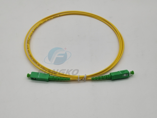 SC/APC para SC/APC Cabo de Ligação de Fibra Óptica MM SM Simplex 9/125 G652D G657A