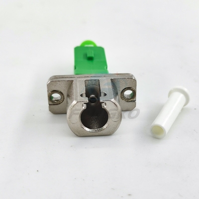 Simplex Simglemode Fibra Óptica Adaptador LC APC - SC APC FTTH macho Adaptador Óptico acoplador de metal