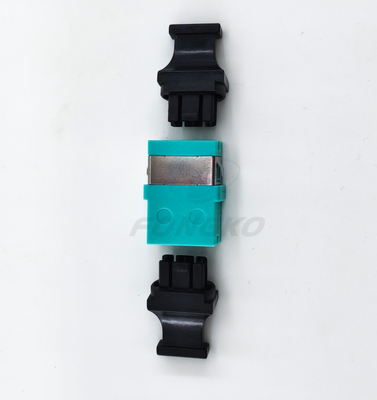 OM3 MPO Adaptador de Fibra Óptica APC UPC FTTH Adaptador Aqua acoplador óptico