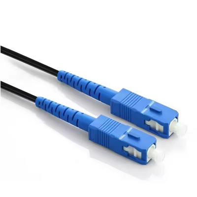 SC UPC APC Fibra Óptica Cordão SM Simplex G652D G657A Cabos Ópticos