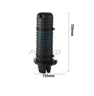 IP68 144 Núcleos Cúpula Fibra Óptica Splice fechamento Manhole Optical Splicing Joint Box