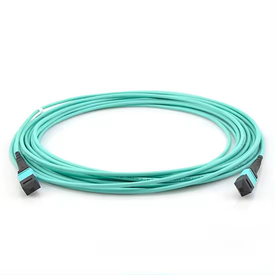 MPO/UPC - Homem MPO/APC - Fêmea Fibra Óptica Patch Cable OM3 FTTH 12 núcleos Fibra Óptica Patch Cord