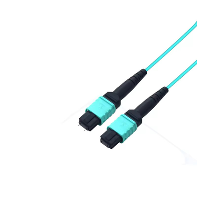 MPO/UPC - Homem MPO/APC - Fêmea Fibra Óptica Patch Cable OM3 FTTH 12 núcleos Fibra Óptica Patch Cord