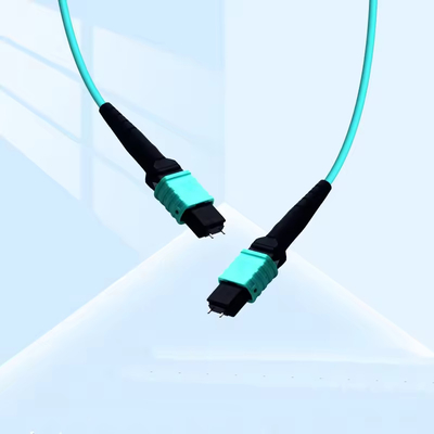 MPO/UPC - Homem MPO/APC - Fêmea Fibra Óptica Patch Cable OM3 FTTH 12 núcleos Fibra Óptica Patch Cord