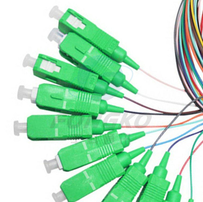 12F FTTH Fibra Óptica Pigtails SC APC UPC SM G.657A1 Fibra Óptica
