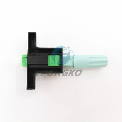 SC APC Fibra Óptica Conector Rápido Campo Instalar FTTH Conector Óptico Rápido
