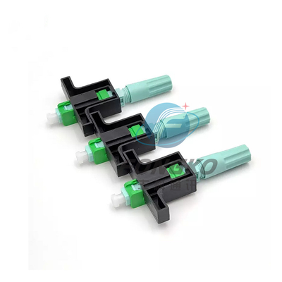 SC APC Fibra Óptica Conector Rápido Campo Instalar FTTH Conector Óptico Rápido