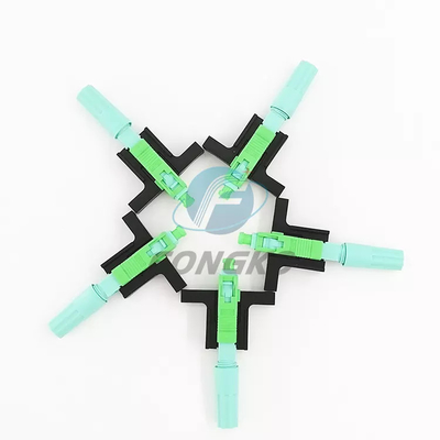 Conector de fibra ótica da tala mecânica rapidamente para o LC/APC
