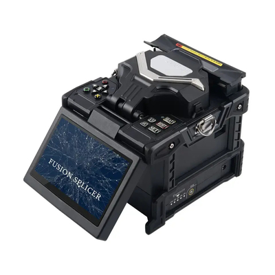 6 Motores FKEQU-161 Fibra Óptica Fusão Splicer 6S FTTH máquina de emplaçamento para emplaçamento rápido