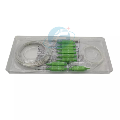 1*8 SC APC Fibra Óptica PLC Splitter 1:8 Tubo de aço FTTH Mini PLC Splitter