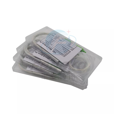 1*8 SC APC Fibra Óptica PLC Splitter 1:8 Tubo de aço FTTH Mini PLC Splitter