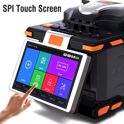 6 Motores Fibra Óptica Fusão Splicer 6S FTTH Fibra Óptica Splicing Machine