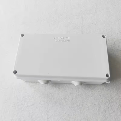 Caixa de junção ABS de plástico branco IP65 resistente a intempéries 200*100*70mm para soluções FTTx