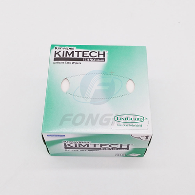 Tela de limpeza de fibra óptica de limpeza de papel livre de poeira Ferramenta de limpeza de papel livre de poeira Kimwipes