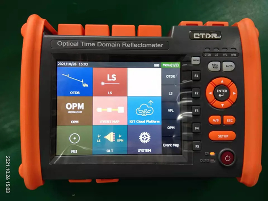 FTTH VFL OPM Óptico Time Domain Reflectometer Inteligente Multi Funcional Fibra Óptica OTDR