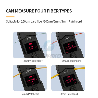 Teste de fibra óptica 10 km Fonte de luz vermelha Luz LED Máquina All-in-one Instrumento de identificação de sinal de fibra