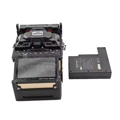 6 Motores Fusão de Fibra Óptica Splicer Ftth Fibra Óptica Splicing Machine