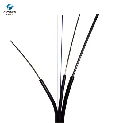 Outdoor GJYXFCH 2*5mm FTTH Reel Drum Fiber Drop Cable LSZH Cable de Fibra Óptica Autossustentável