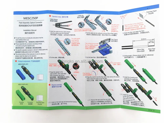 Multimodo SC APC Conector Rápido Conexão Rápida para Conexão Rápida FTTH