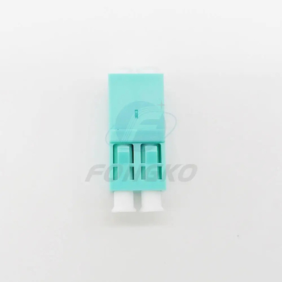 OM3 acoplador plástico LC para LC adaptadores duplex adaptador de conector de fibra óptica