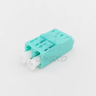 OM3 acoplador plástico LC para LC adaptadores duplex adaptador de conector de fibra óptica
