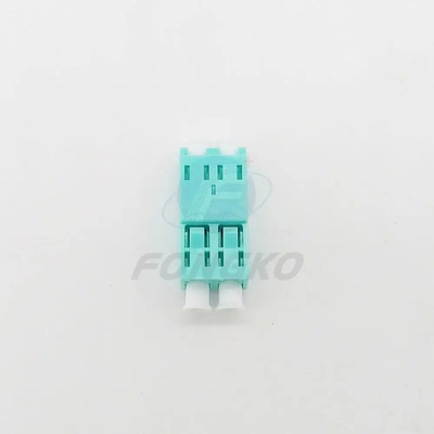 OM3 acoplador plástico LC para LC adaptadores duplex adaptador de conector de fibra óptica