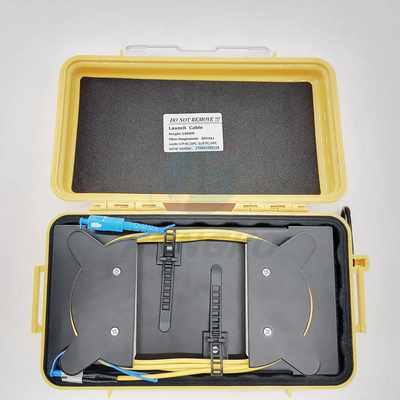 Cabos de lançamento de fibra óptica OTDR G.652D G.657A1 SM MM OM1 OM3 OM4 500M/1KM/2KM