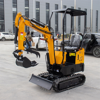 FONGKO Wholesale KOOP EURO5 Motor Compacto Mini Excavadoras KOOP 192F Motor 1Ton Mini Pequena Escavação
